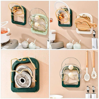 Kitchen Pot Cover Rack