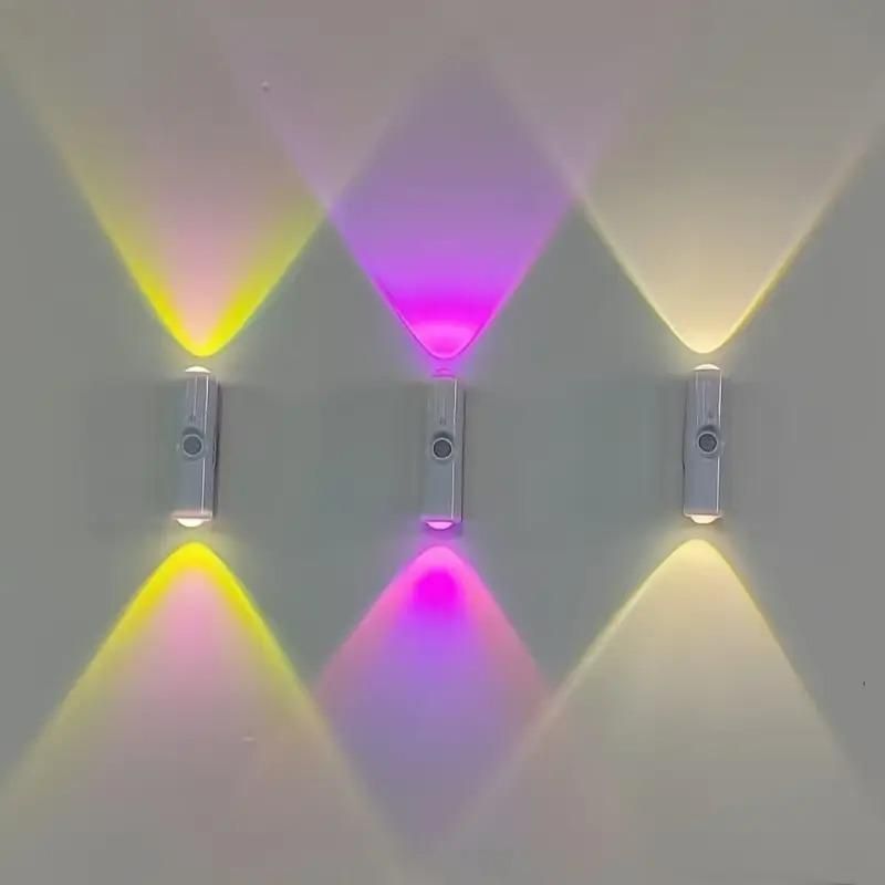 Up & Down Lit Hill Shape Sensor LED Wall Lights